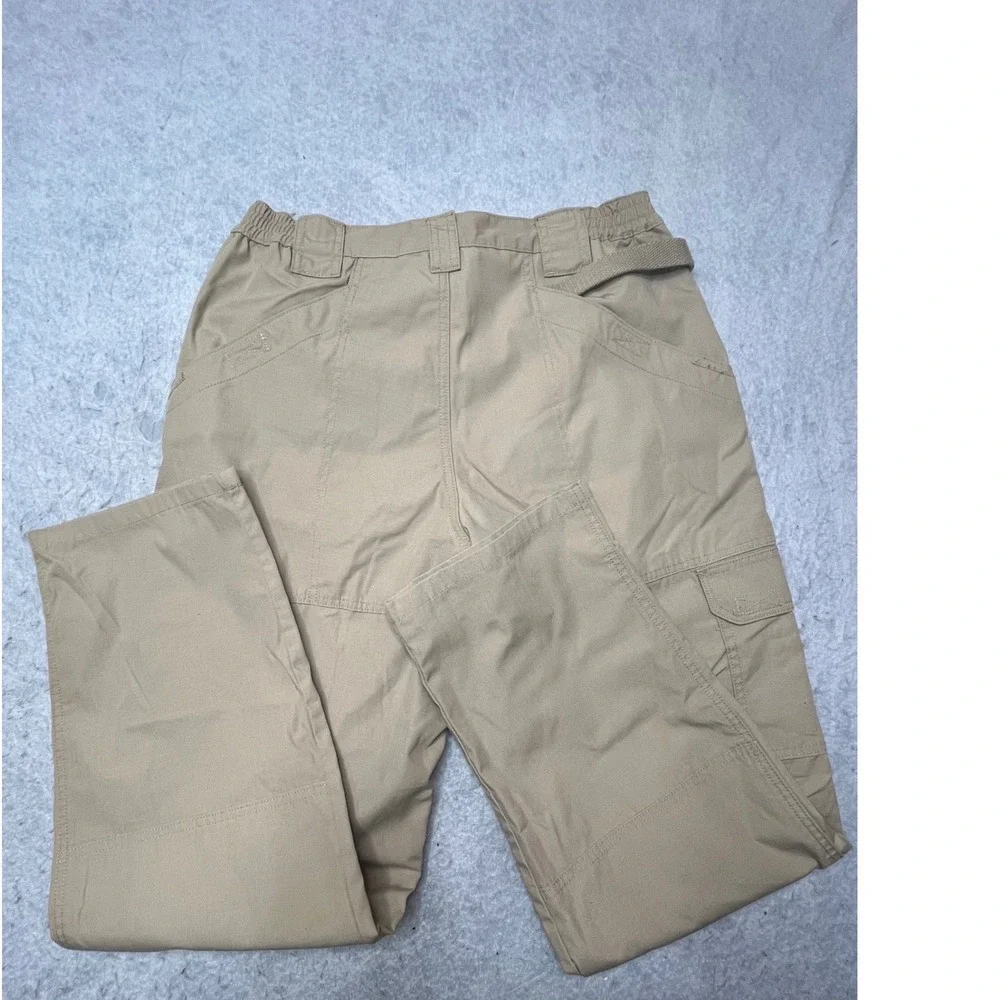 5.11 Tactical Cargo Pants Mens 36x32 Khaki Tan Ripstop Utility‎ Work Trousers